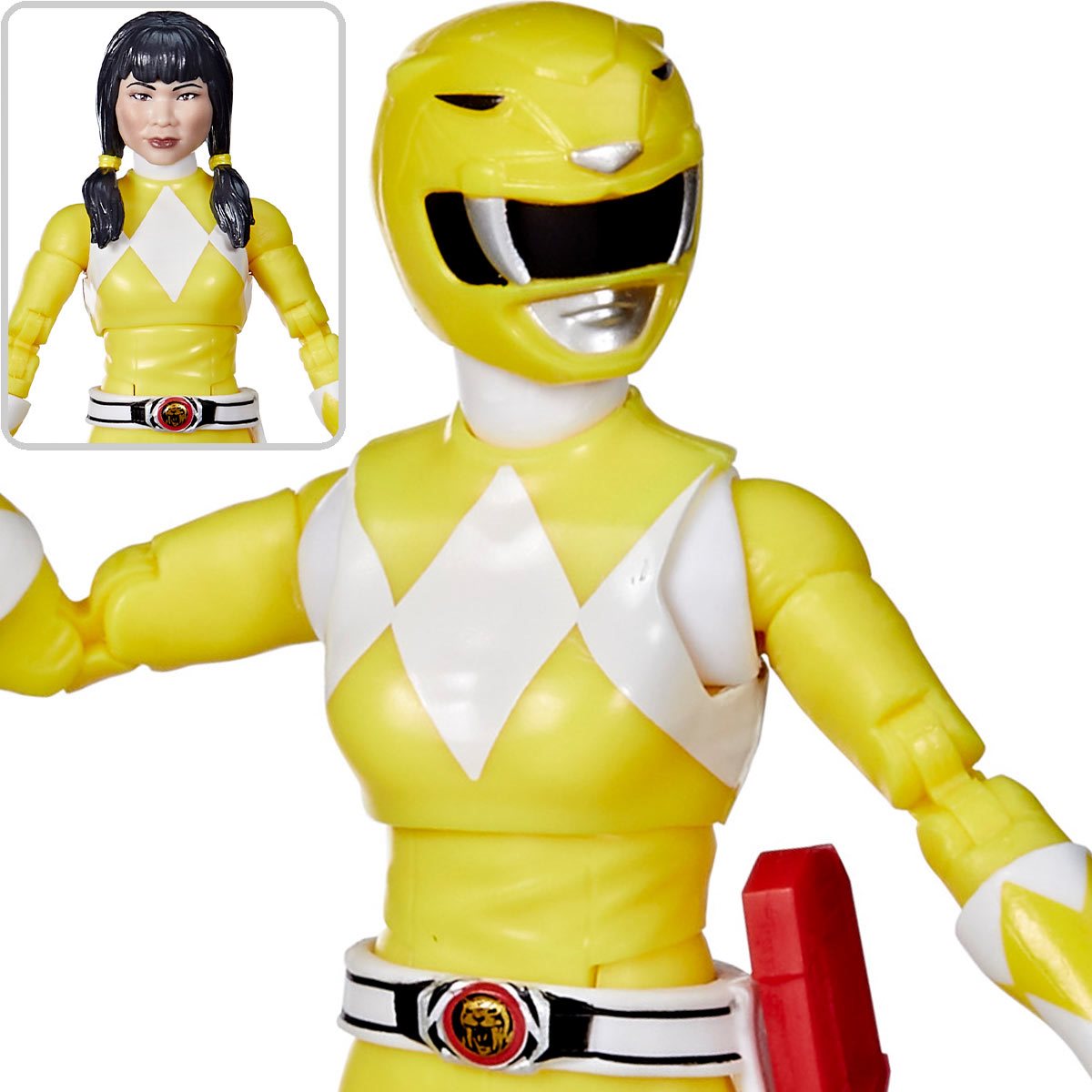 Power Rangers Lightning Collection Remastered Mighty Morphin Yellow Ranger Hasbro Toys